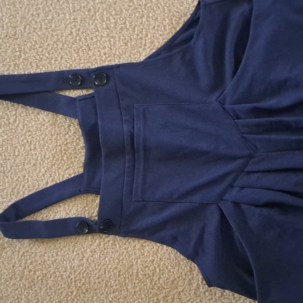 SMALL    HALARA ADJUSTABLE WAFFLE JOGGER OVERALLS - Picture 6 of 11